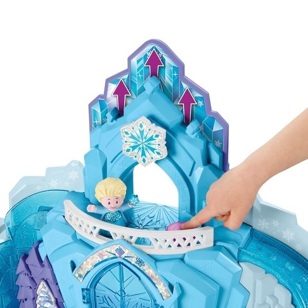 Fisher-Price Little Individuals Disney Frozen Elsa's Ice Royal residence