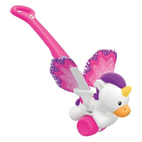 Bankruptcy Sale - Fisher-Price Push and Flutter Unicorn - Fire Sale Fiesta:£13[lib9944nk]