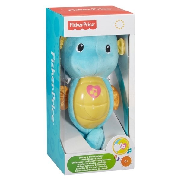 Spring Sale - Fisher-Price Soothe & Glow Seahorse Infant Soother - Give-Away:£11