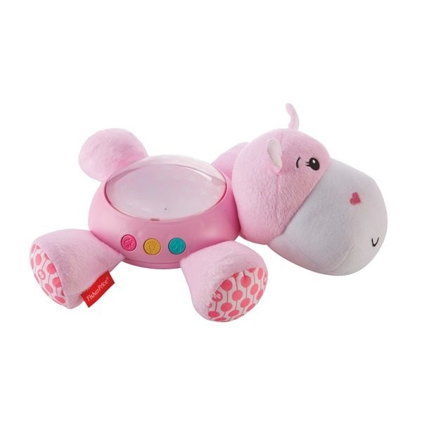 Price Crash - Fisher-Price Hippo Forecast Soother Pink Infant Projector - Black Friday Frenzy:£20[alb9955co]