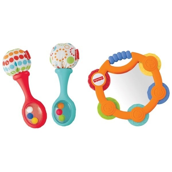 Fisher-Price Tambourine as well as Maracas Capability Place