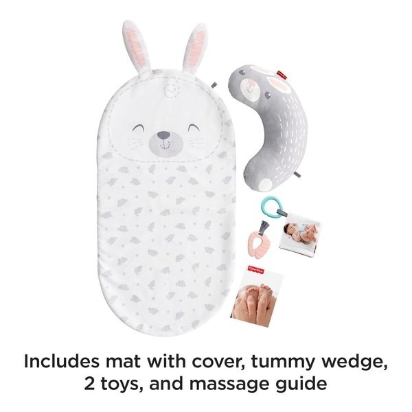 Warehouse Sale - Fisher-Price Infant Rabbit Massage Prepare - Reduced-Price Powwow:£12[chb9964ar]