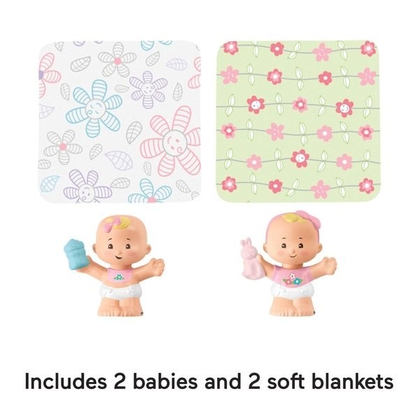 Fisher-Price Bit Individuals Babies Snuggle Doubles 2-Pack - Variety