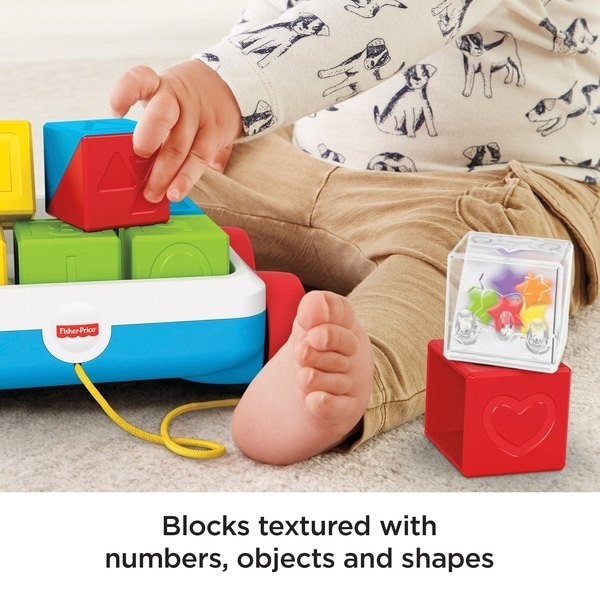 50% Off - Fisher-Price Pull-Along Activity Blocks - Online Outlet X-travaganza:£9[jcb9969ba]