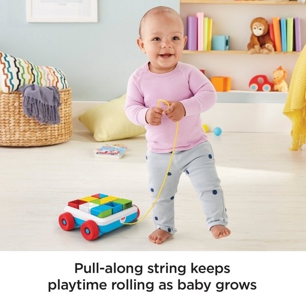 Final Clearance Sale - Fisher-Price Pull-Along Activity Blocks - Hot Buy Happening:£9
