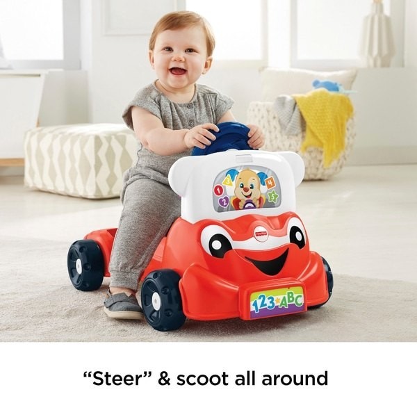 Everything Must Go Sale - Fisher-Price Laugh & Learn 3-in-1 Smart Cars And Truck - Mid-Season:£49