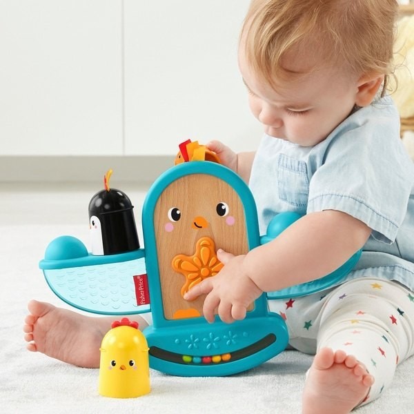 Buy One Get One Free - Fisher-Price Stack and Rattle Birdie Activity Plaything - President's Day Price Drop Party:£12