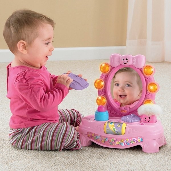 Lowest Price Guaranteed - Fisher-Price Laugh & Learn Magical Musical Mirror - Spree:£26