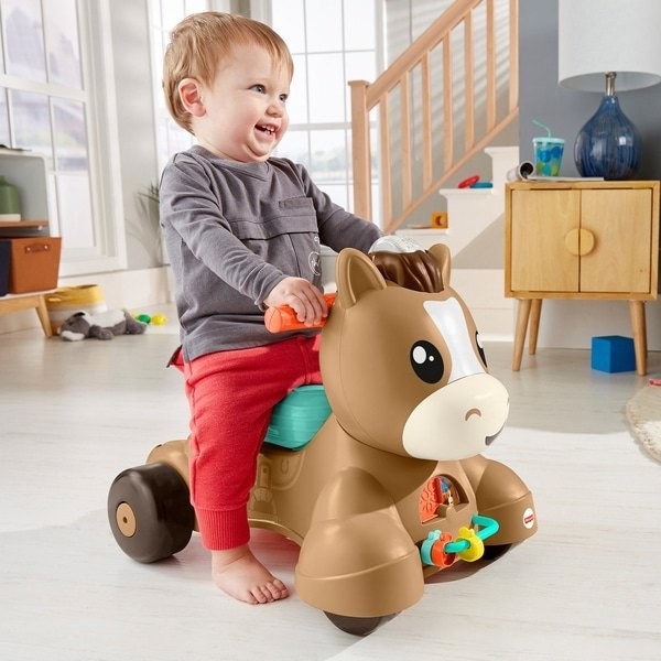 Winter Sale - Fisher-Price Walk, Hop and Trip Pony - Galore:£41