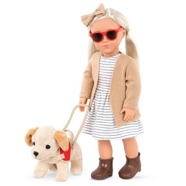Veterans Day Sale - Our Generation Marlow Dolly and also Overview Canine - Off-the-Charts Occasion:£33[neb9997ca]