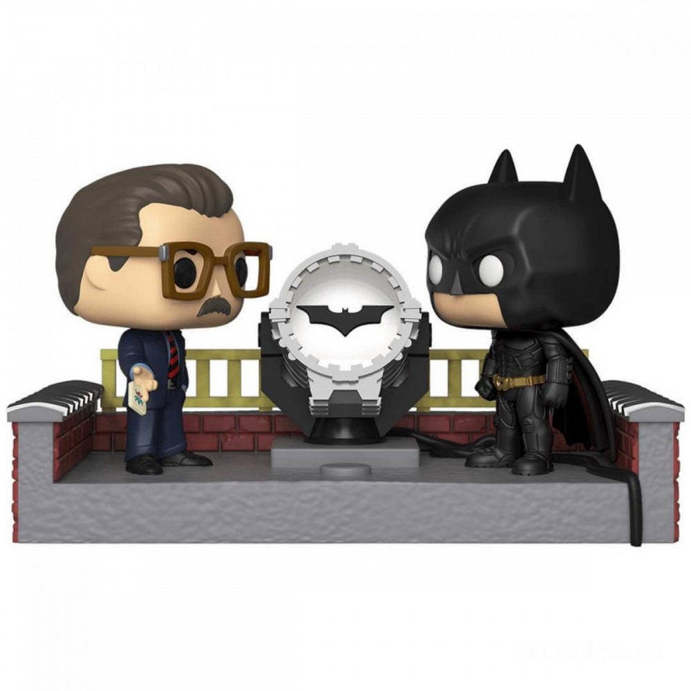 Batman along with Brighten Bat Indicator Funko Stand Out! Flick Moment