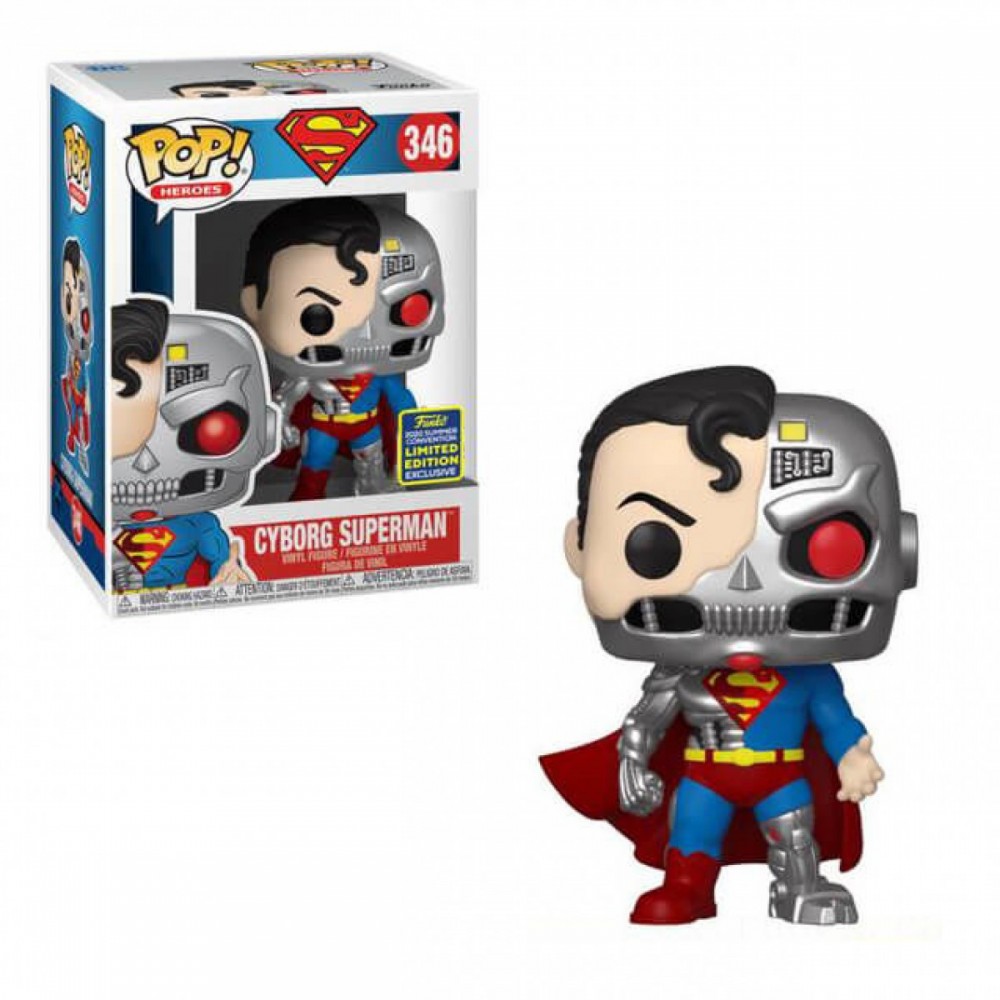 DC Comic Books Robot Superman SDCC 2020 EXC Funko Stand Out! Vinyl