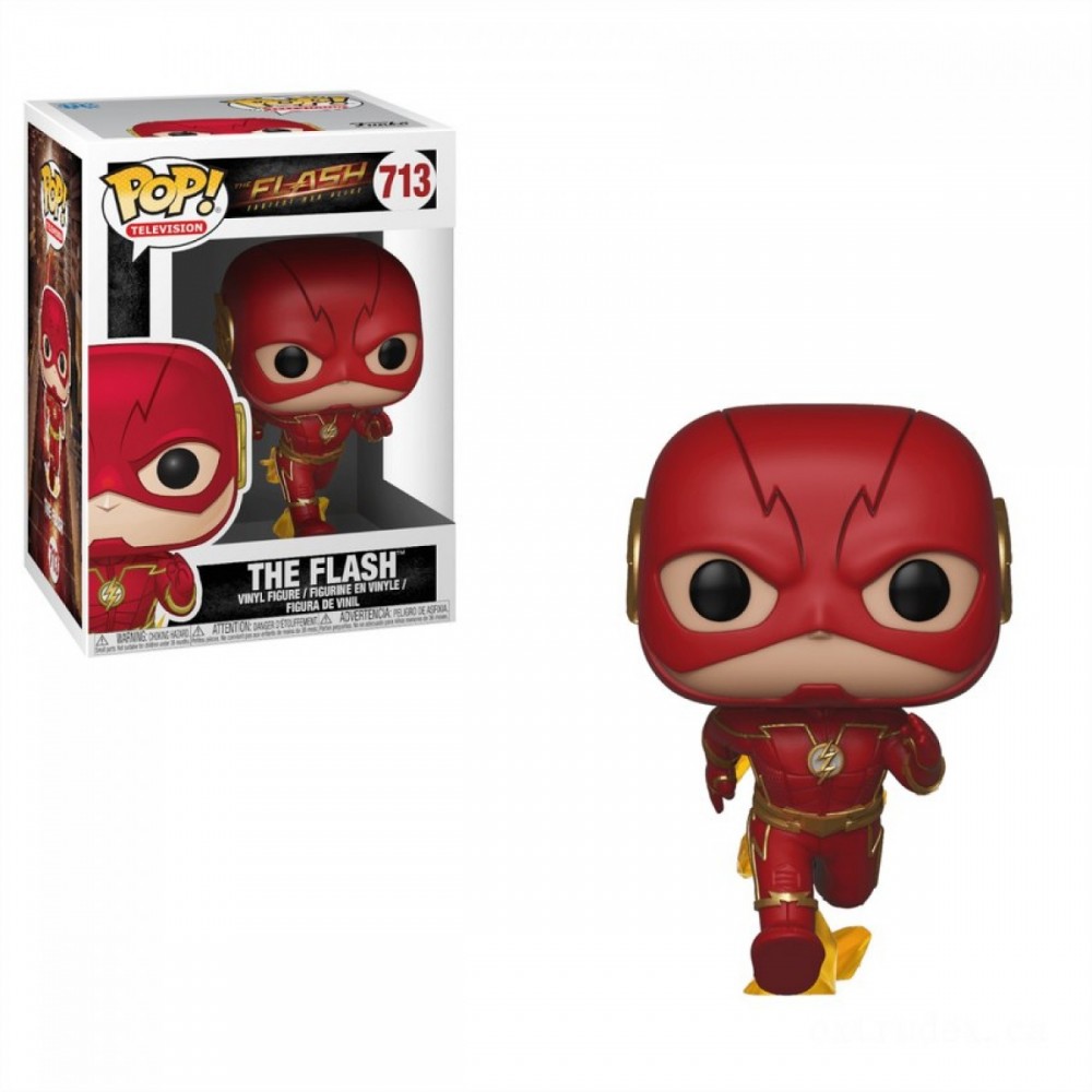 Fall Sale - DC The Flash Flash Funko Stand Out! Vinyl fabric - Cyber Monday Mania:£7