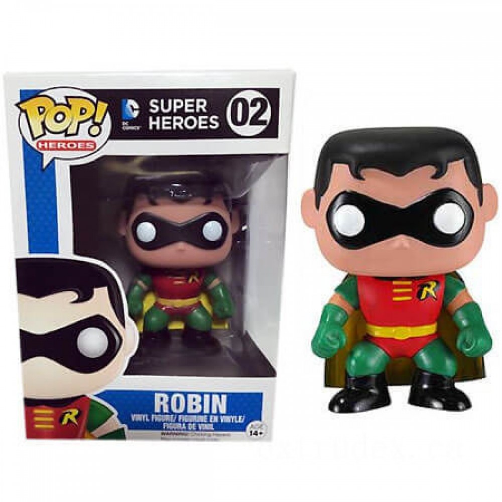December Cyber Monday Sale - DC Comics Robin Funko Stand Out! Vinyl - Weekend:£8