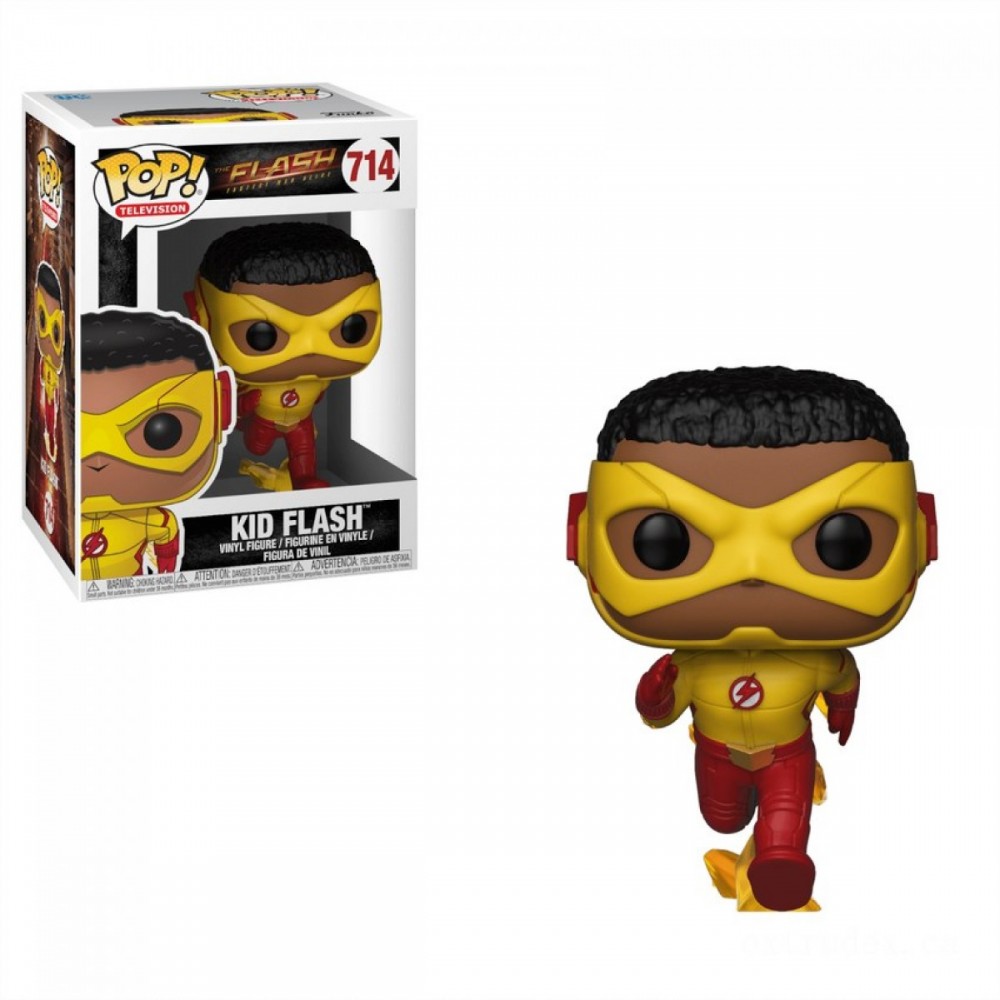 DC The Flash Kid Flash Funko Pop! Plastic