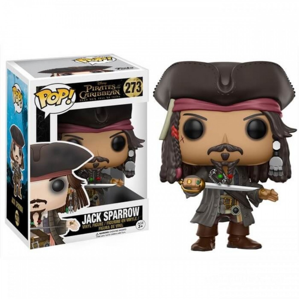 Pirates of the Caribbean Port Sparrow Funko Stand Out! Plastic