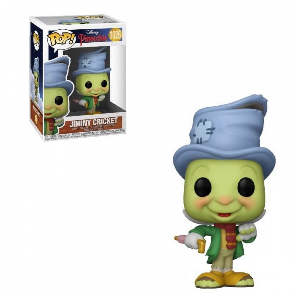 Clearance Sale - Disney Pinocchio Street Jiminy Stand Out! Vinyl Body - Virtual Value-Packed Variety Show:£8