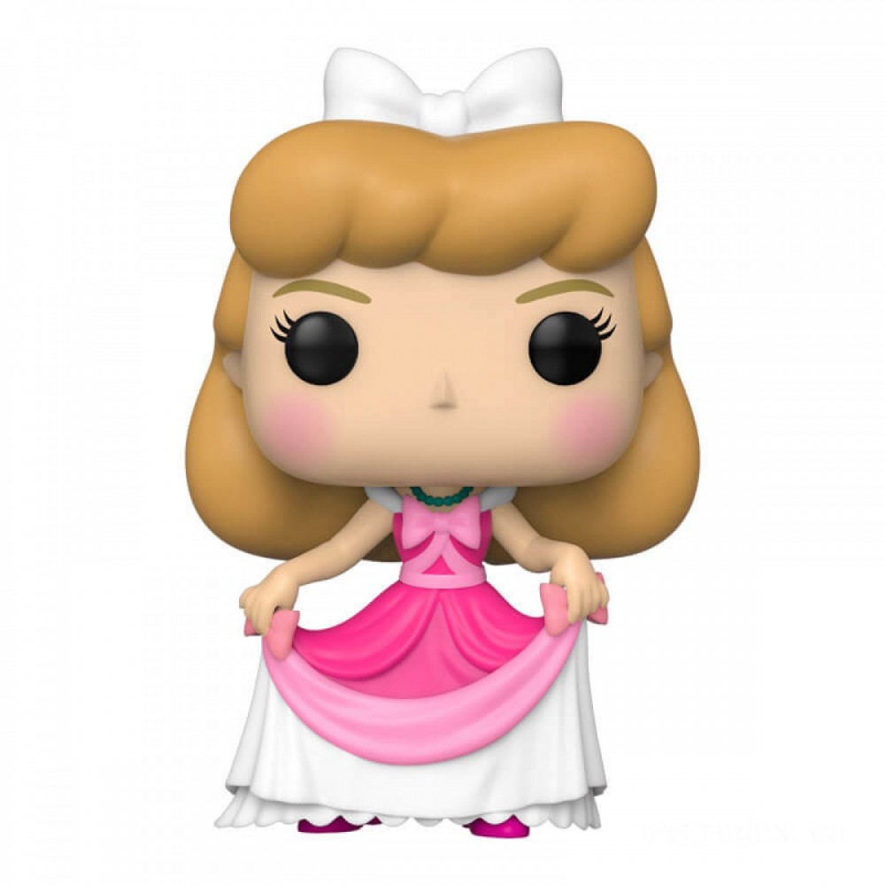 Disney Cinderella in Pink Gown Funko Stand Out! Plastic