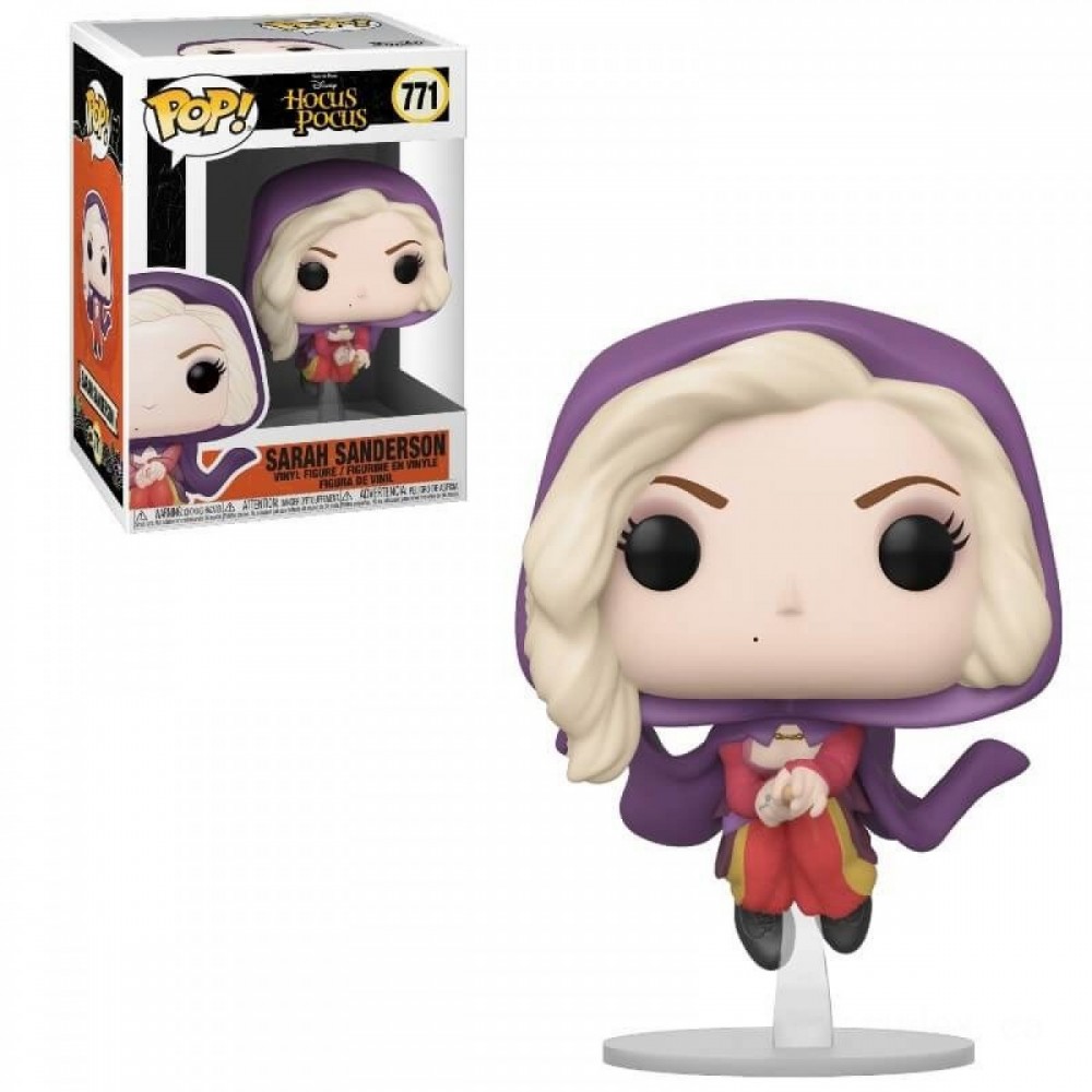 Holiday Gift Sale - Disney Hocus Pocus Sarah Traveling Funko Stand Out! Plastic - Mother's Day Mixer:£8