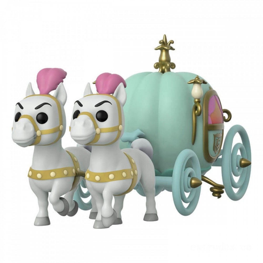 Early Bird Sale - Disney Cinderella Carriage Funko Pop! Ride - New Year's Savings Spectacular:£24[jcc10176ba]