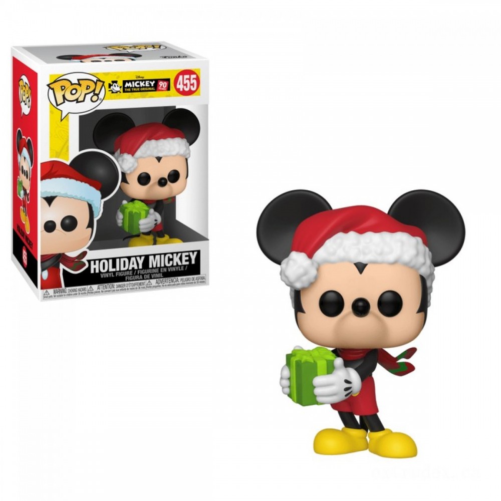 Disney Mickey's 90th Holiday Mickey Funko Pop! Plastic
