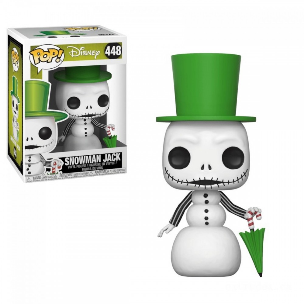 Ordeal Before Xmas Snowman Jack Funko Stand Out! Vinyl fabric