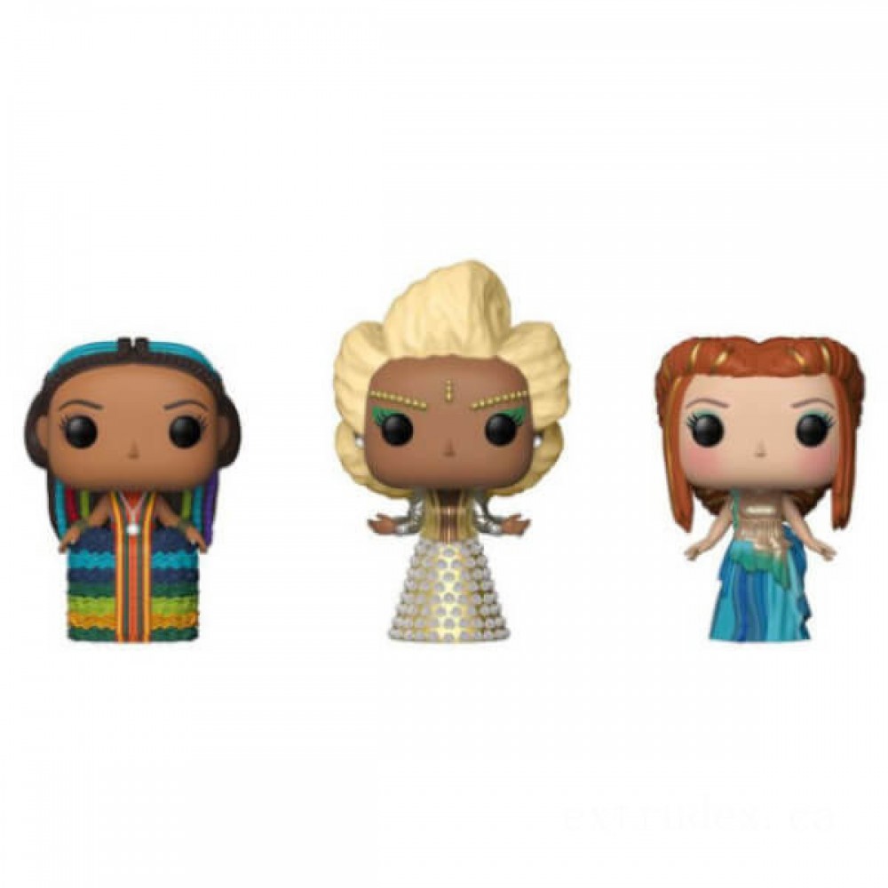 Disney A Line over time 3 Mrs EXC Funko Stand Out! Plastic 3-Pack