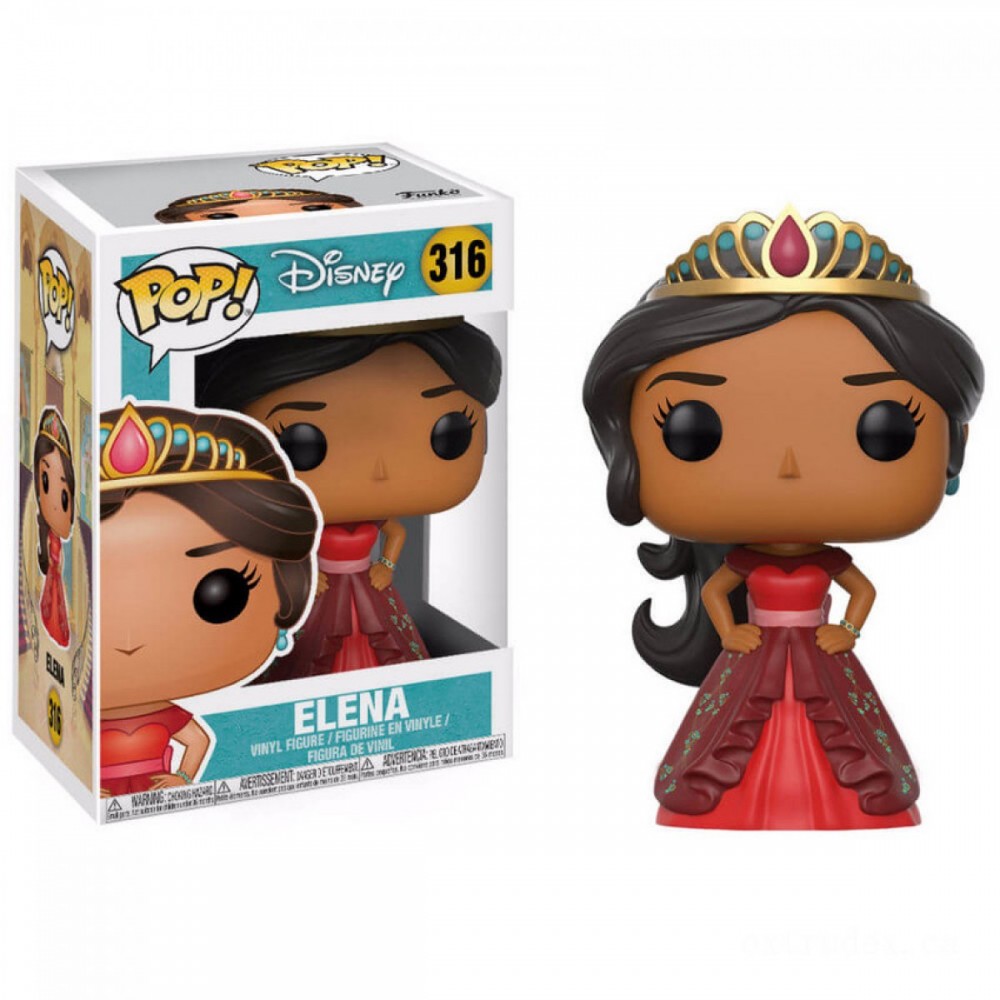 Stocking Stuffer Sale - Elena of Avalor Elena Funko Stand Out! Vinyl fabric - Online Outlet Extravaganza:£8