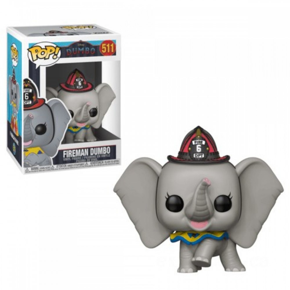 Disney Dumbo Fire Fighter Funko Stand Out! Plastic