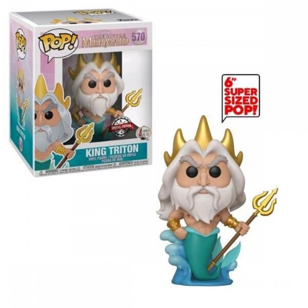 Everyday Low - Disney Minimal Mermaid Master Triton 6-Inch EXC Funko Stand Out! Vinyl - Give-Away Jubilee:£16