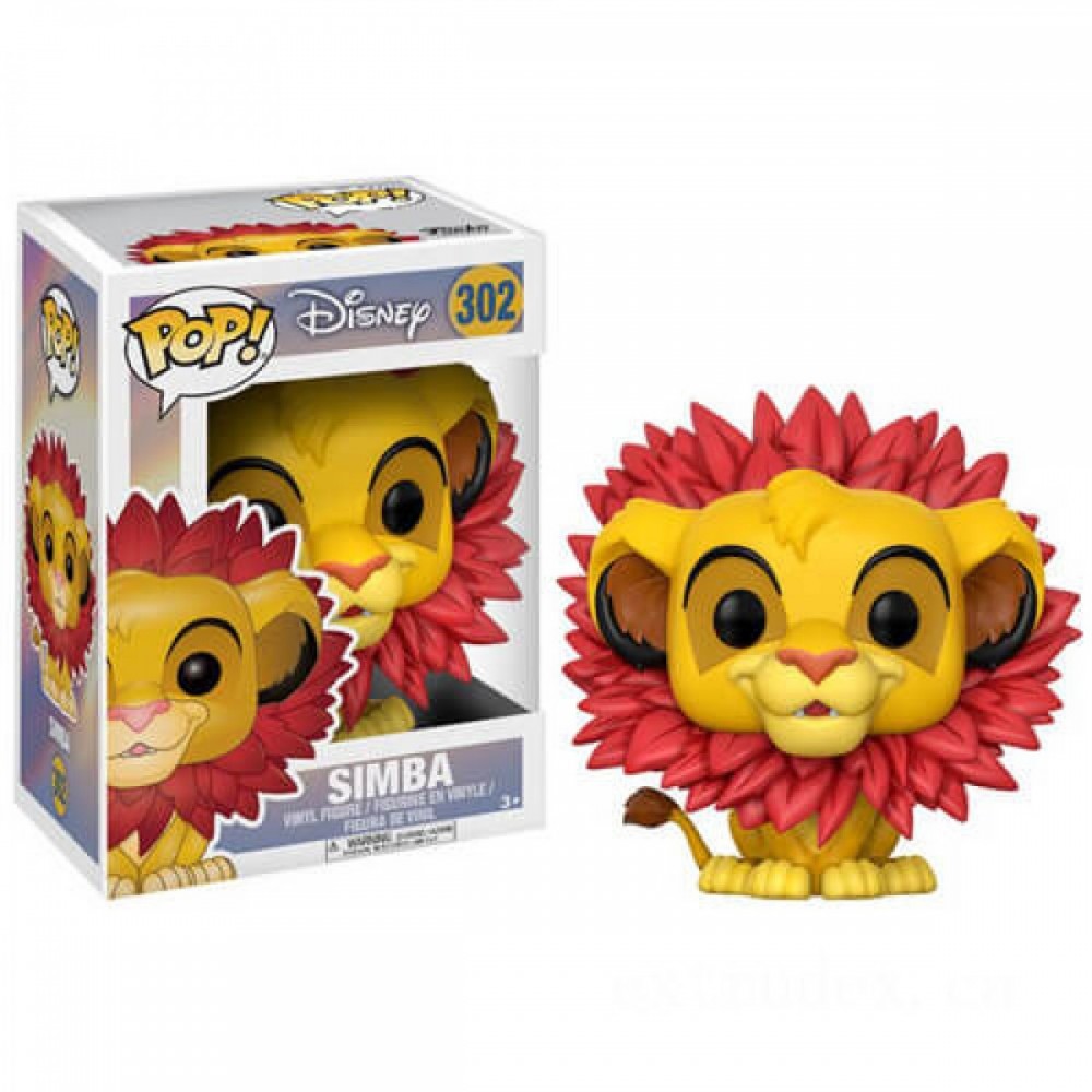 Lion King Simba (Leaf Mane) Funko Pop! Plastic