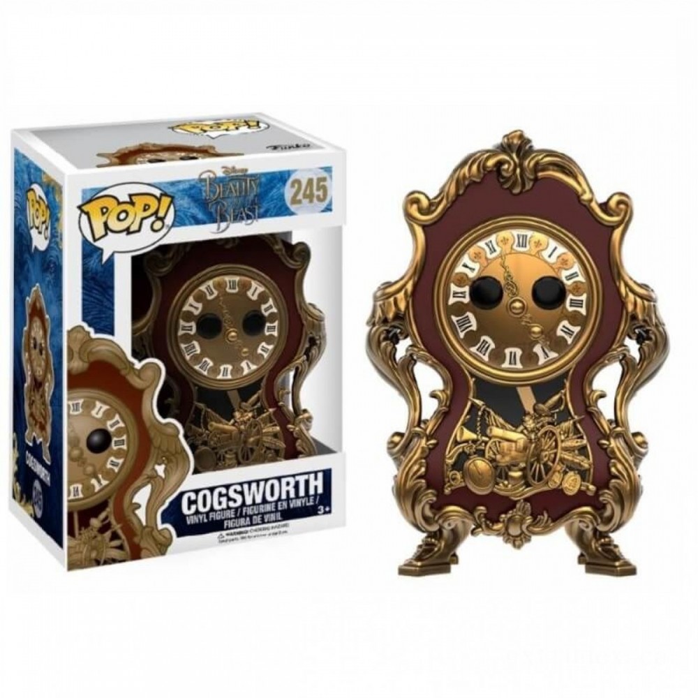 Disney Cogsworth Funko Stand Out! Plastic