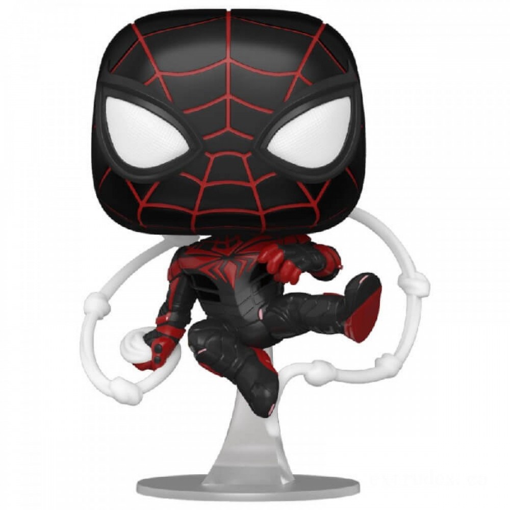 Marvel Spiderman Far Morales Advanced Technology Meet Pop! Plastic