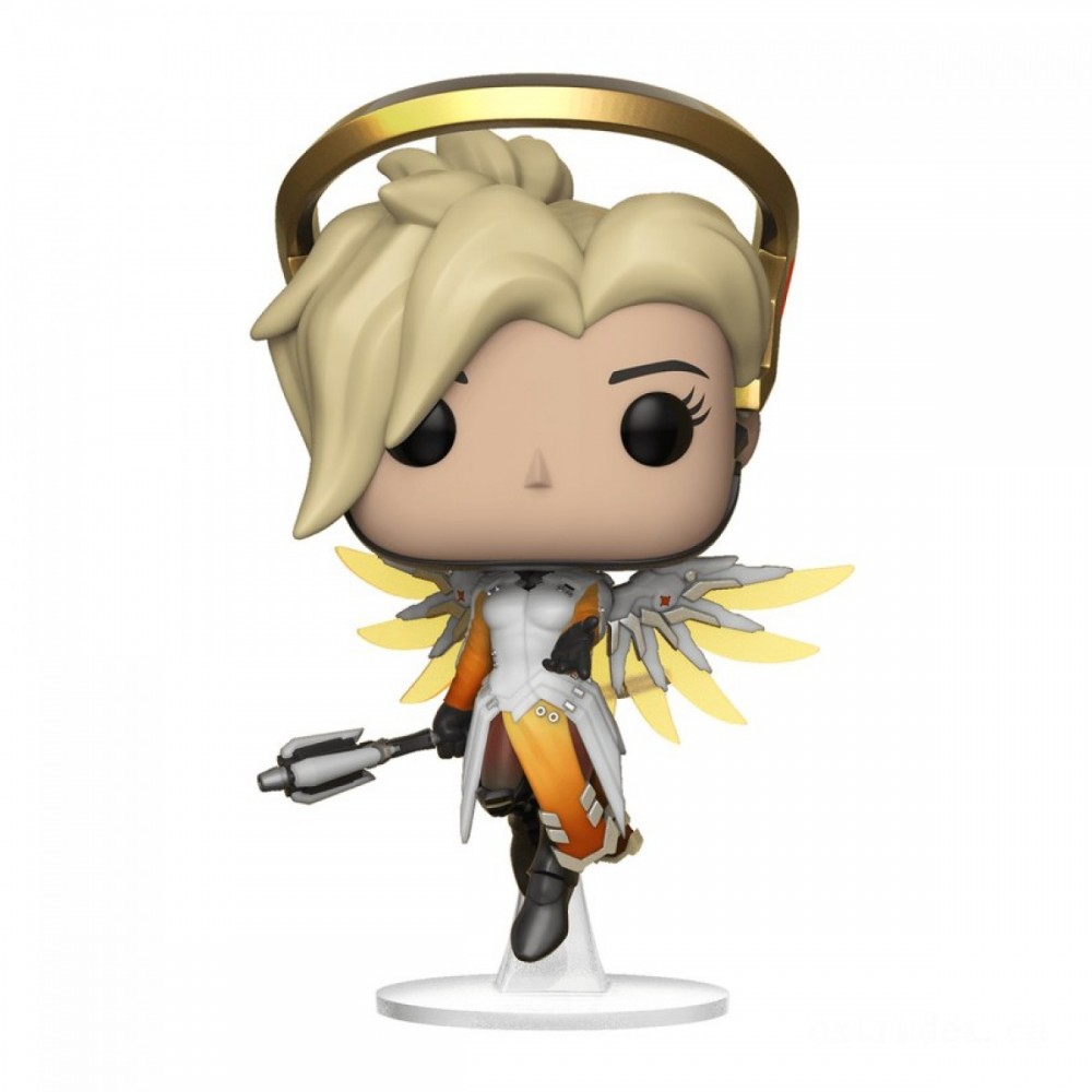 Overwatch Mercy Funko Stand Out! Vinyl fabric