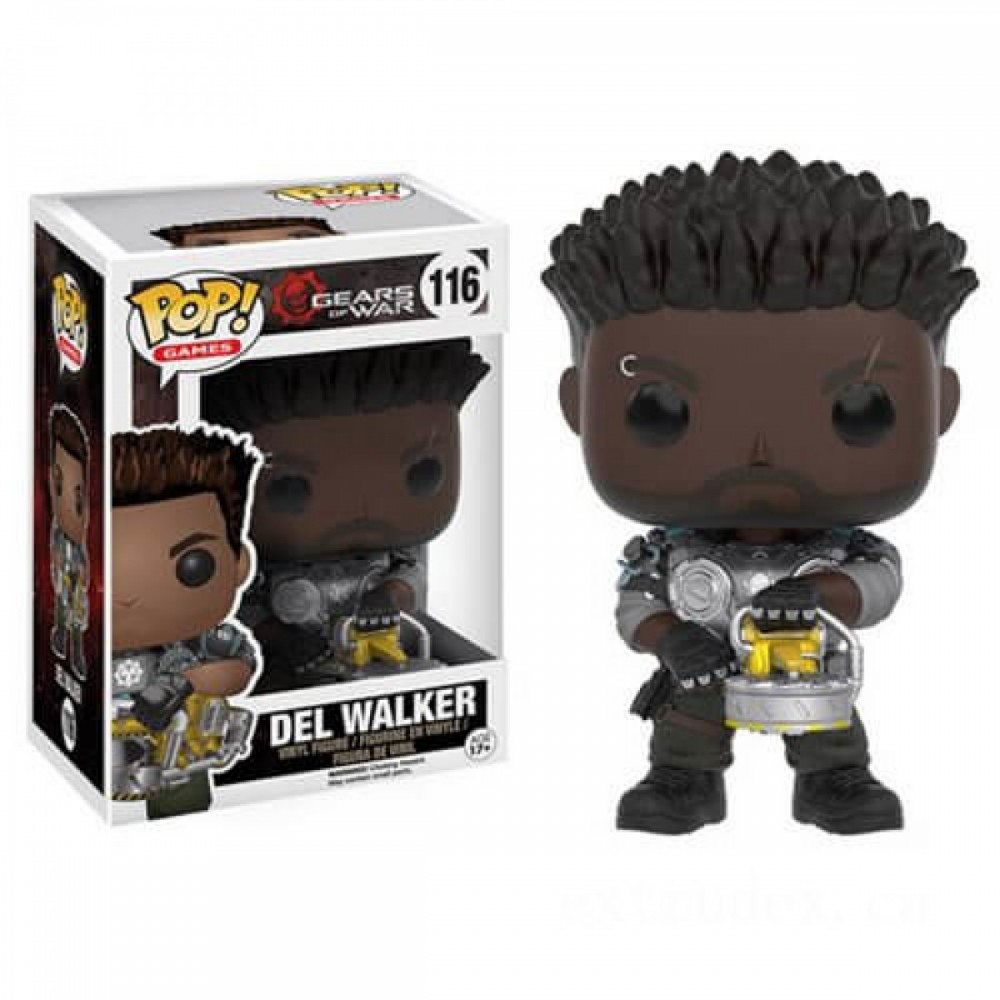 Gears of Battle Armored Del Pedestrian Funko Stand Out! Plastic