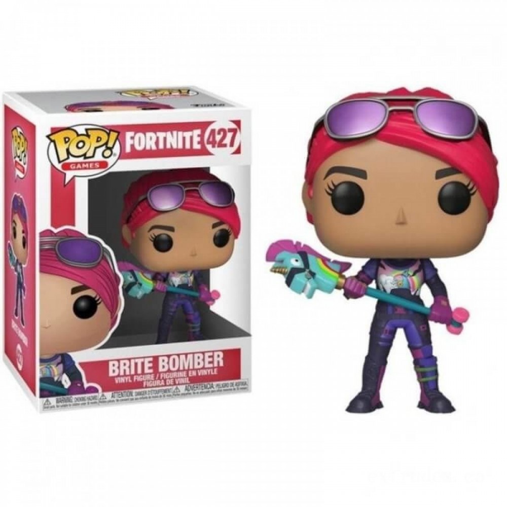 80% Off - Fortnite Brite Bomber Metallic EXC Funko Stand Out! Vinyl - Spring Sale Spree-Tacular:£11