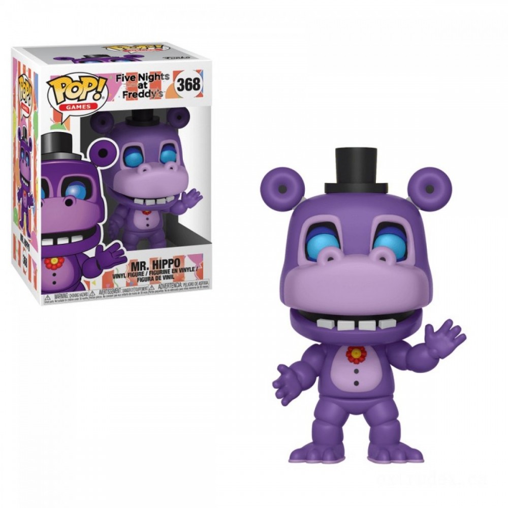 Five Nights at Freddy's Pizza Simulation - Mr. Hippo Funko Stand Out! Vinyl