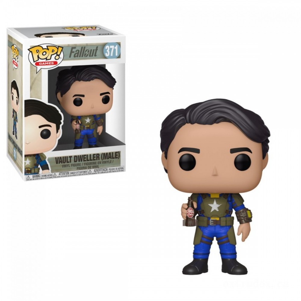 Fallout Vault Resident Guy Funko Stand Out! Vinyl fabric