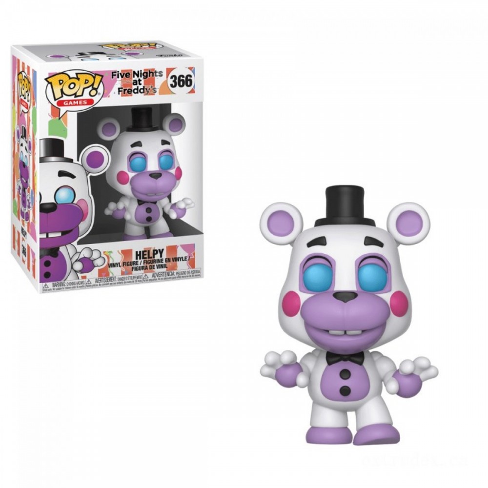 5 Nights at Freddy's Pizza Simulation Helpy Funko Stand Out! Vinyl