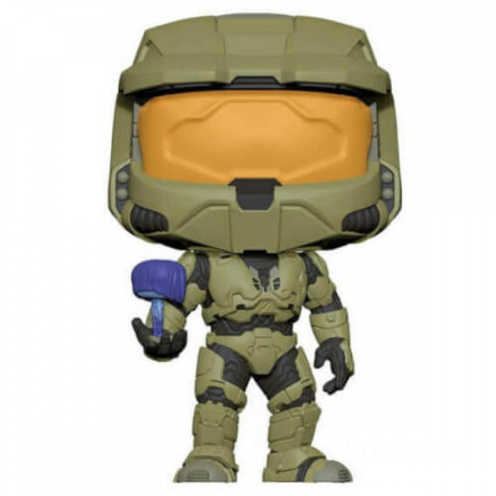 Halo Master Main along with Cortana Funko Stand Out! Vinyl fabric