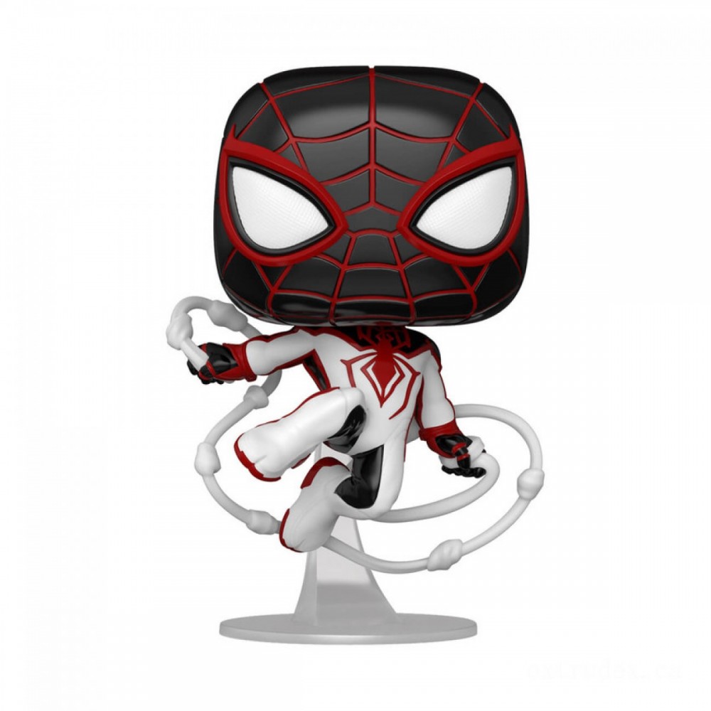 Gift Guide Sale - Marvel Spider-man Far Morales Funko Stand Out! Vinyl - Get-Together:£7
