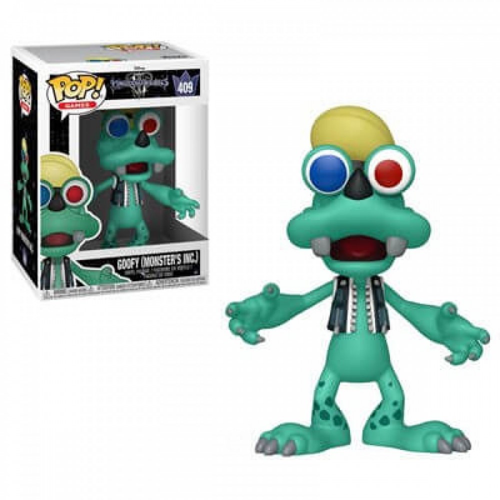 Kingdom Hearts 3 Goofy Monster's Inc. Funko Stand out! Plastic