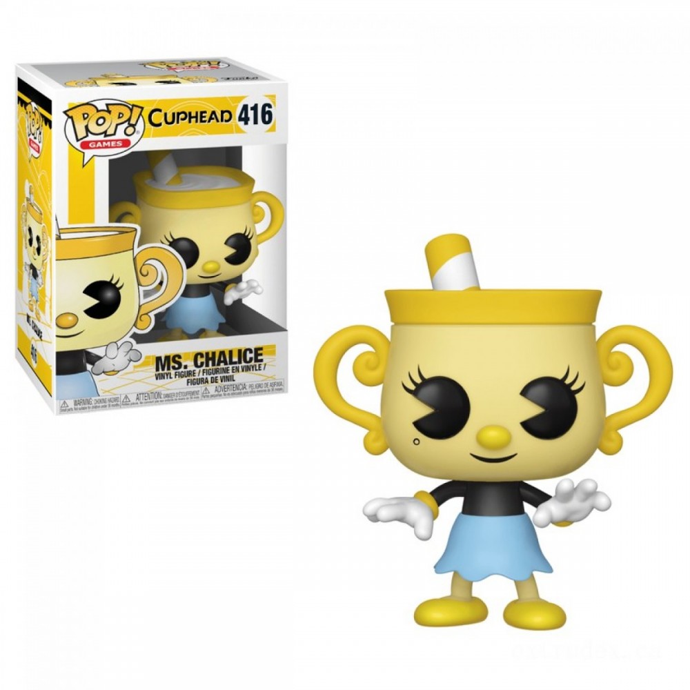 Cuphead Ms. Chalice Funko Stand Out! Plastic