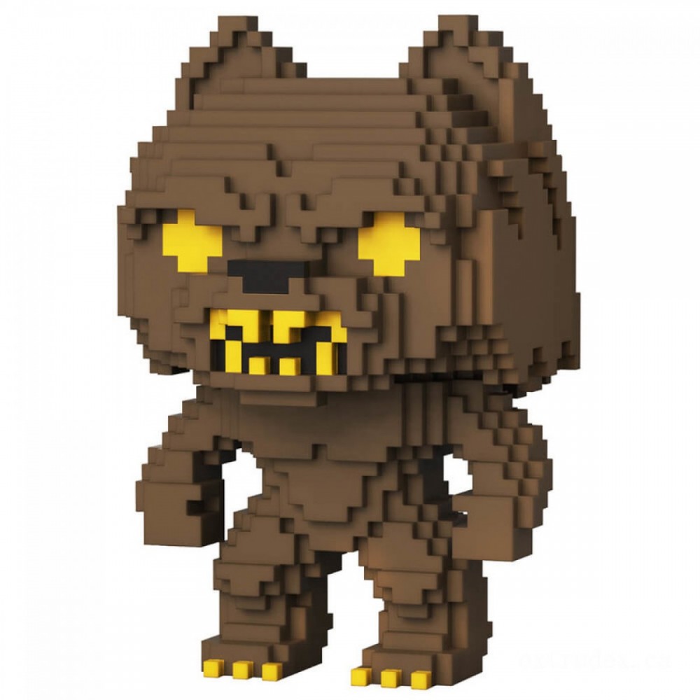 8 Bit Transformed Monsters Greek Fighter Funko Stand Out! Vinyl fabric