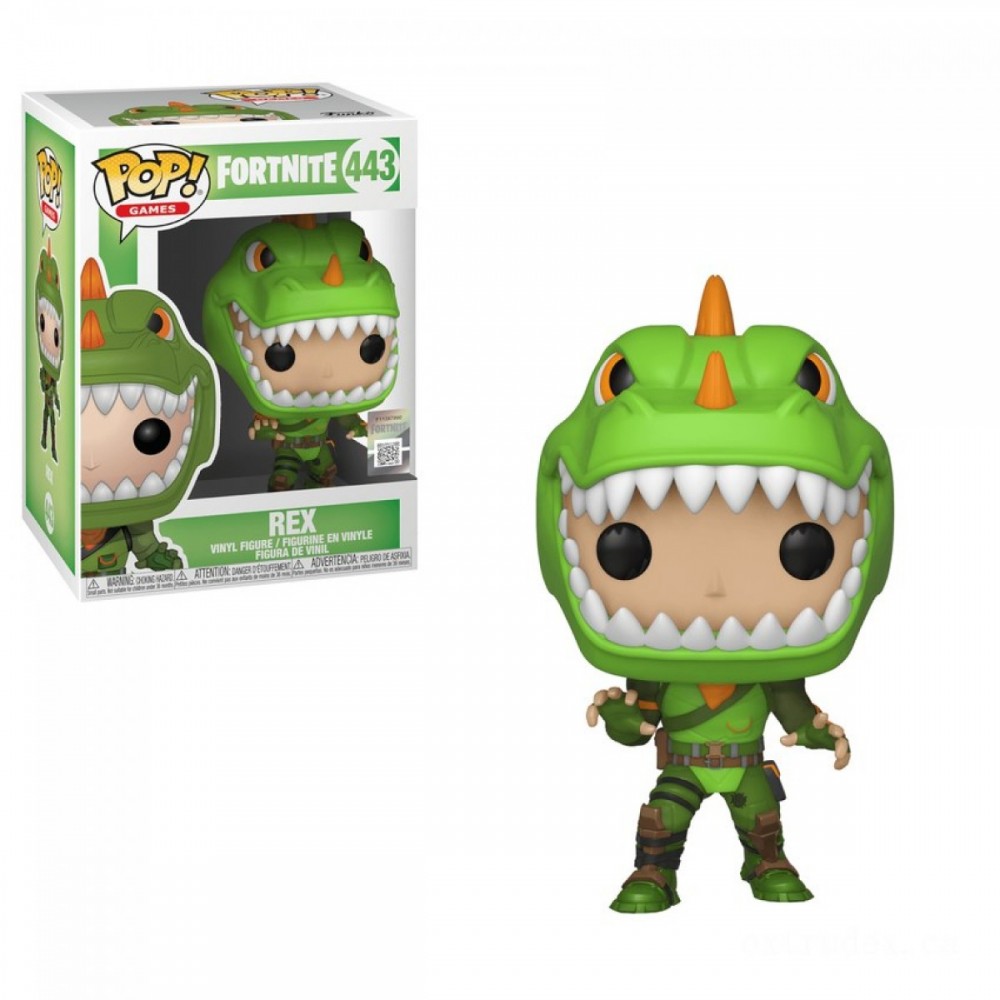 Promotional - Fortnite Rex Funko Stand Out! Vinyl fabric - Two-for-One Tuesday:£8
