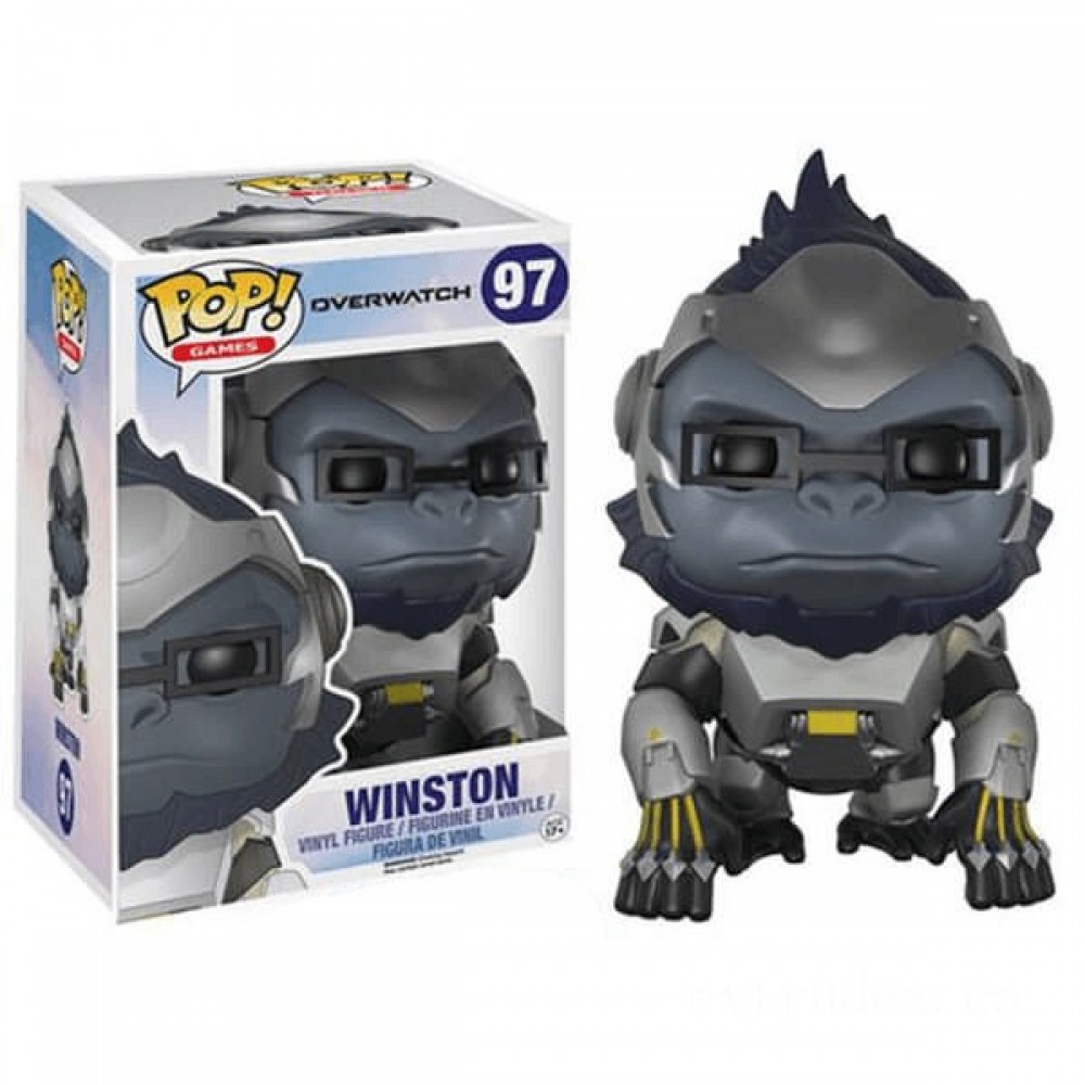 Overwatch Winston 6-Inch Funko Stand Out! Vinyl fabric