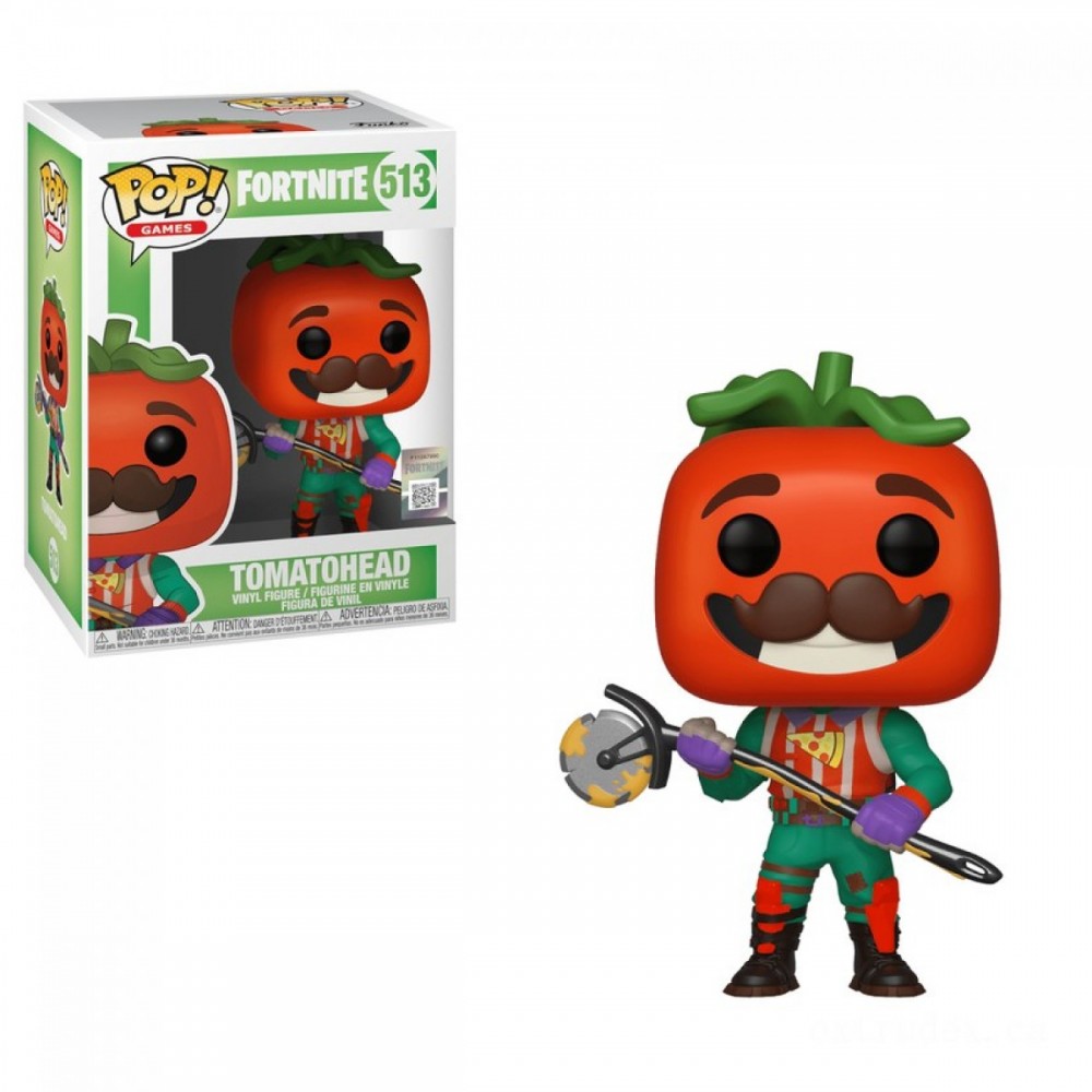 August Back to School Sale - Fortnite Tomatohead Funko Stand Out! Vinyl fabric - Steal:£7[alc10521co]