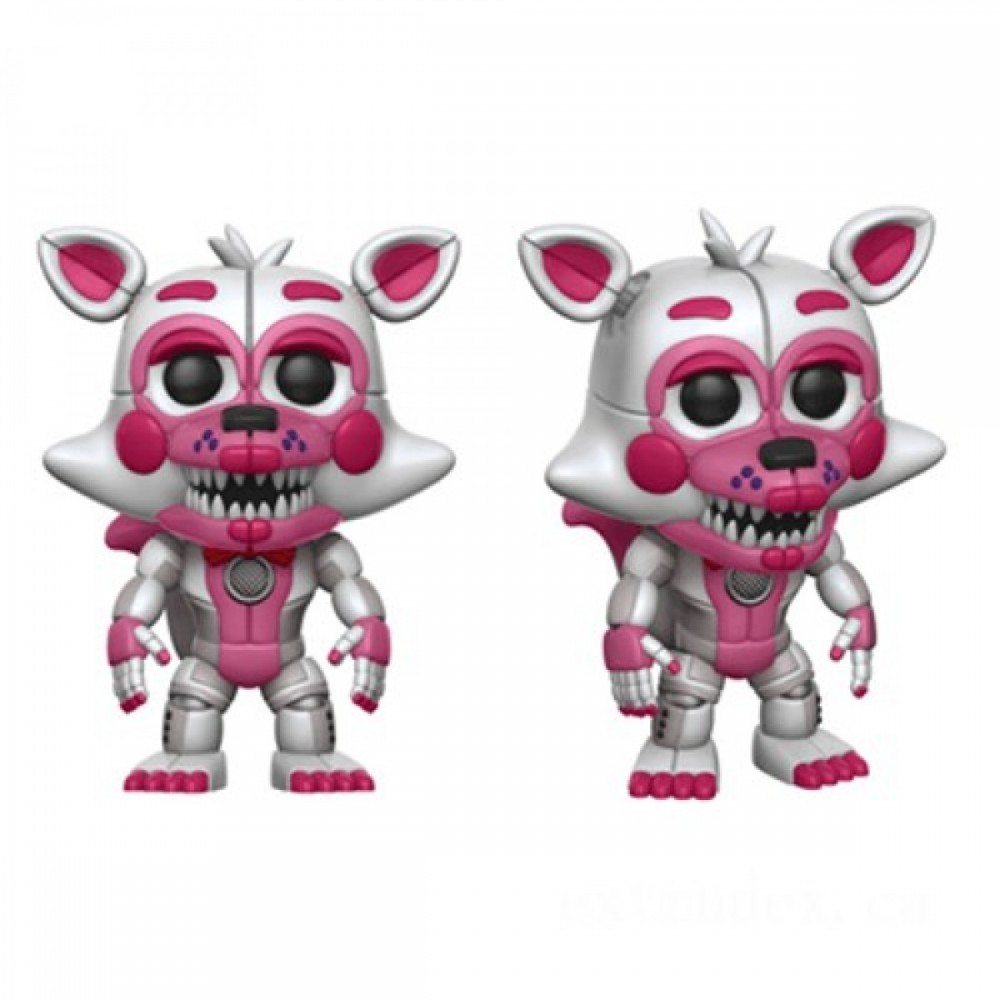 Five Nights at Freddy's Sibling Site Funtime Foxy Funko Stand Out! Plastic