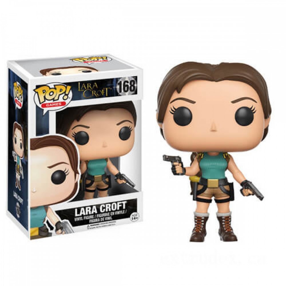 Two for One - Tomb Looter Lara Croft Funko Stand Out! Vinyl - One-Day Deal-A-Palooza:£7