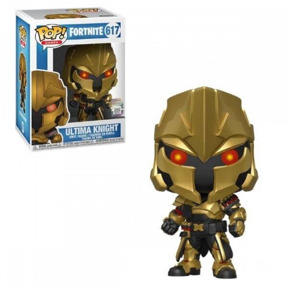 January Clearance Sale - Fortnite UltimaKnight Funko Stand Out! Plastic - Fire Sale Fiesta:£7